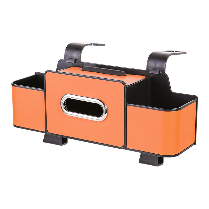 Boîte de rangement pour siège arrière de voiture 4 en 1