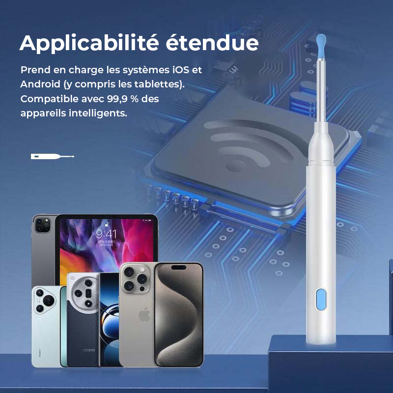 Clarté Auditive Révélée™: Kit d'Inspection et de Nettoyage Auriculaire HD