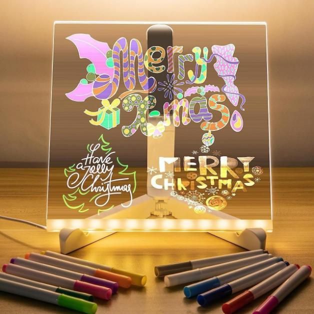 Tablette Lumineuse d'Art Magique 3D - Fun LED Writing Pad pour les Enfants