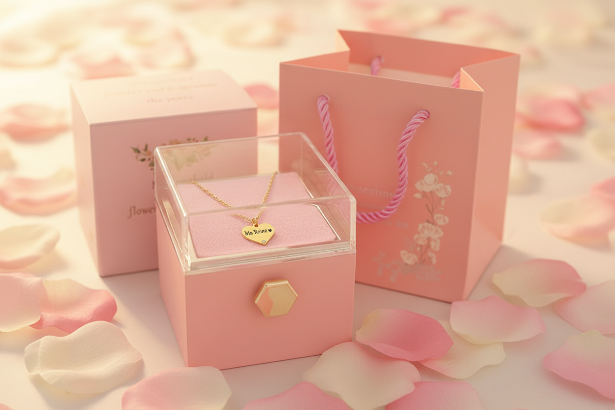 Coffret cadeau romantique