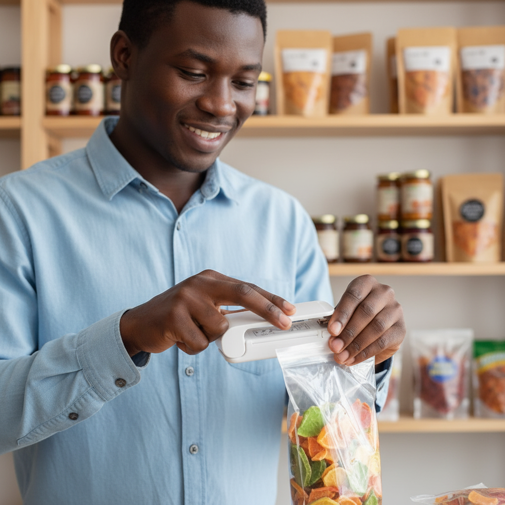 Mini Scelleur Portable - Gardez Vos Aliments Frais Plus Longtemps